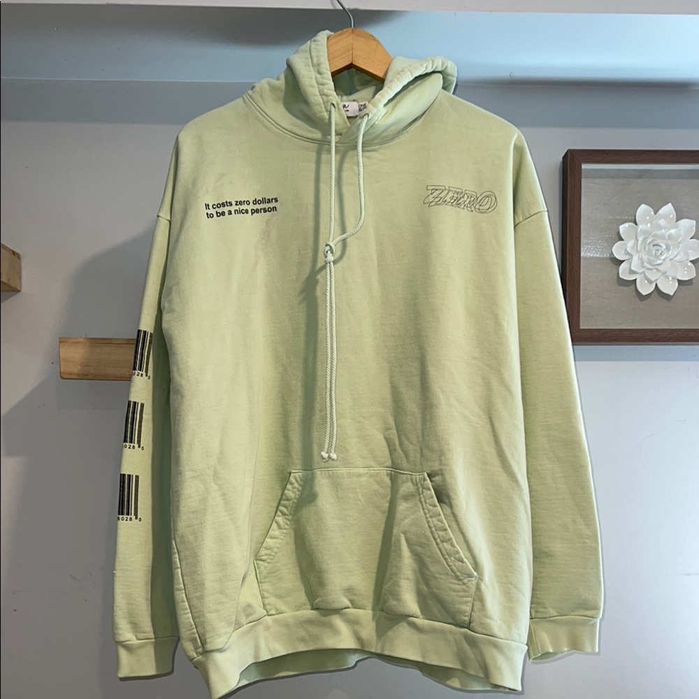 The Mayfair Group green‎ barcode hoodie